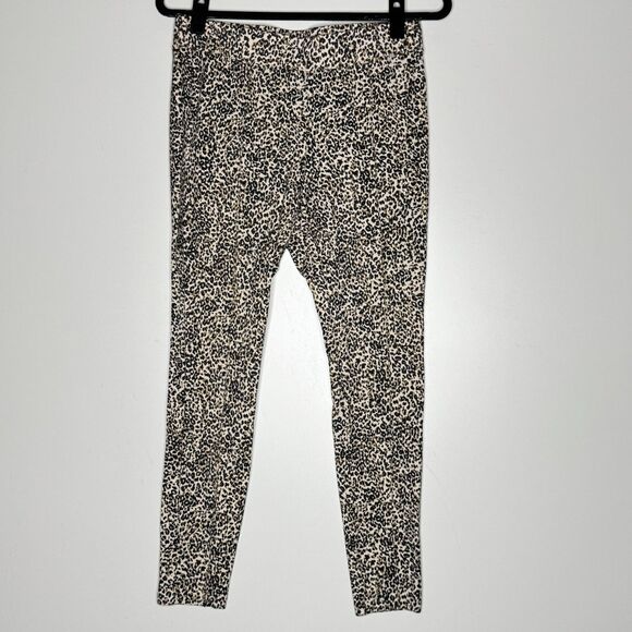 Old Navy Pants - Old Navy High-Waisted Stevie Ponte-Knit Leopard Pants Women's Size Medium